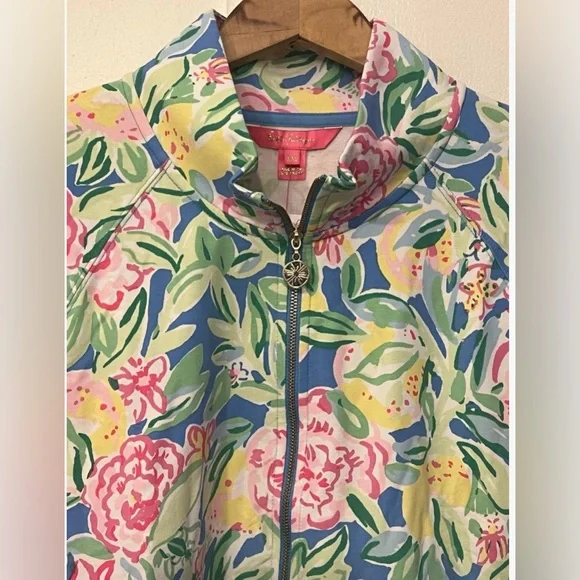 Lily Pulitzer Women’s skipper pop over Grove Garden 1/2 Zip NWT XXL - Picture 10 of 13